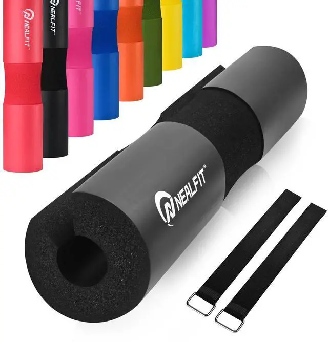 Main image of Barbell Pad Squat Pad for SquatsSquat Bar PadGreat for Weightlifting,Lunges and Hip ThrustsFoam Sponge PadFit Standard and Olympic Bars Perfectly