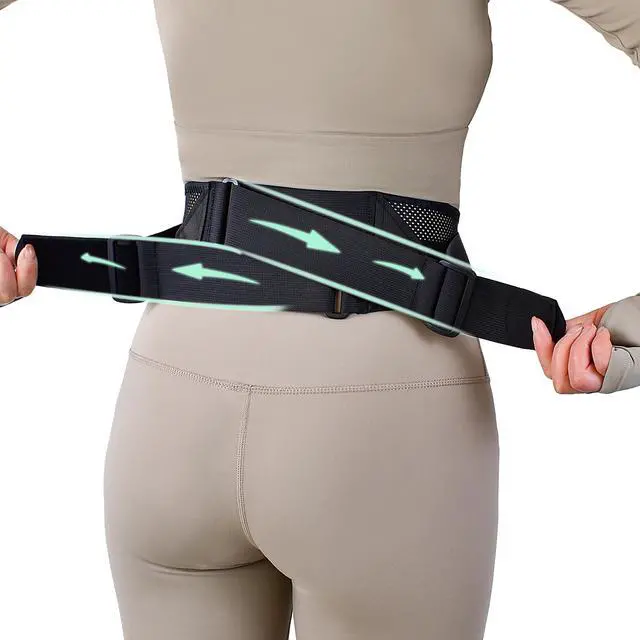 Main image of Back Brace and Sacroiliac Hip Belt for Women, Narrow Breathable Mesh Lumbar Back Support Belt That Alleviates Sciatic, Pelvic, Lower Backs and Sacral Nerve Pain Caused by Si Joint Dysfunction