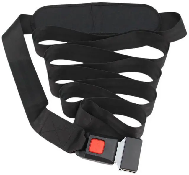 Main image of Mobilization Belt with Adjustable Thick Cushioning Pad Ideal for Physical Therapy, Rehabilitation, Stretching & Mobility Training Durable Traction Equipment for Therapists and Home Use (Black)