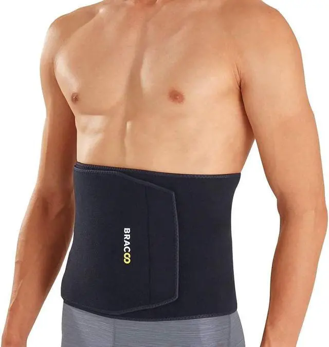 Main image of Waist Trimmer Wrap,Sweat Sauna Slim Belly Belt for Men & Women-Abdominal Waist Trainer,Increased Core Stability, SE22 Black