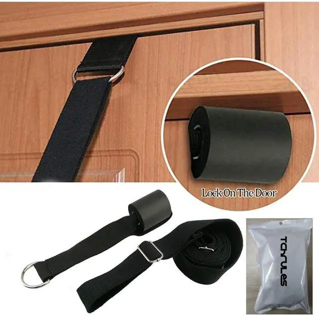 Alt view image 5 of 5 - Door Leg Stretcher, Door Flexibility & Stretching Leg Strap - Great forBalletCheerDanceGymnasticsorAnySport Leg Stretcher Door Flexibility Trainer Premium Stretching Equipment Exercise equipment black