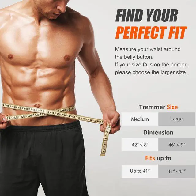 Alt view image 5 of 7 - Waist Trimmer Belt, Premium Waist Trainer for Women & Men Weight Loss Red