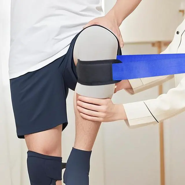 Alt view image 7 of 7 - Physical Therapy Belt with Comfort Padding, Gate Belts for Physical Therapy - Adjustable Mobilization Belt for Manual Therapy for Rehab, Stretching, Manual Traction, and Mobility (Blue)