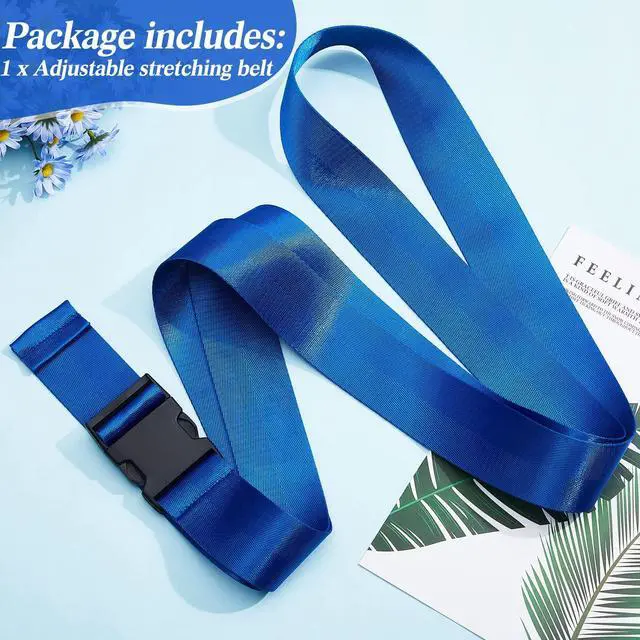 Alt view image 3 of 6 - Extremity Mobilization Belt Manual Traction Mobility Strap Adjustable Fun Gait Belts for Stretching Yoga Leg Shoulder Exercise