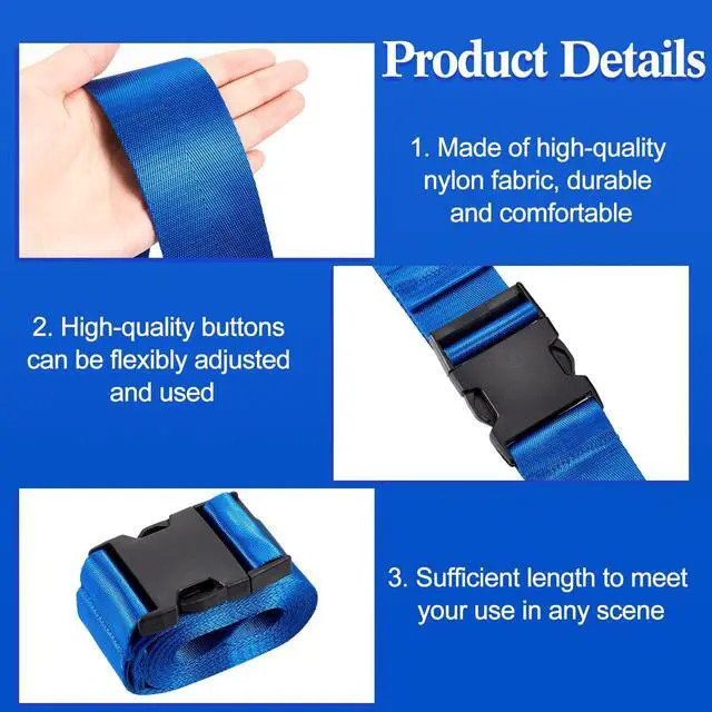 Alt view image 4 of 6 - Extremity Mobilization Belt Manual Traction Mobility Strap Adjustable Fun Gait Belts for Stretching Yoga Leg Shoulder Exercise