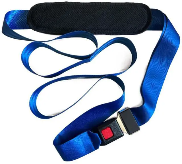Main image of Mobilization Belt New Premium Adjustable Thick Cushioning Pad for Physical Therapy, Rehabilitation & Stretching High-Performance Traction Equipment for Therapists and Home Use (Blue)