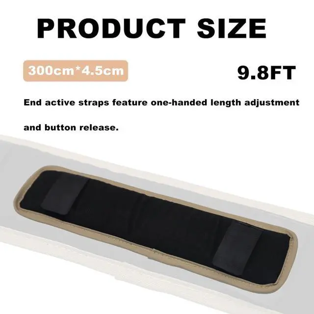 Alt view image 5 of 7 - Mulligan Mobilization Belt 8ft Joint Mobility Strap with Quick-Release Buckle Portable Manual Therapy Aid Wholesale for Hip Shoulder & Spine Movement Improvement