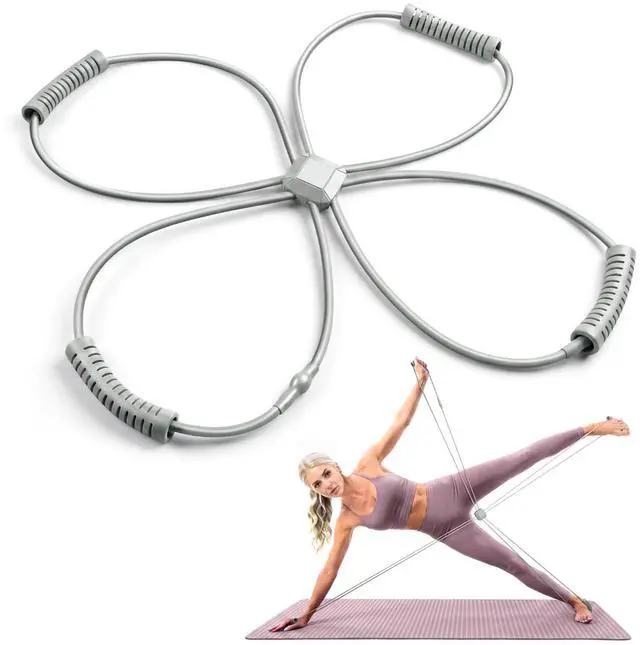 Main image of Pilates Reformer Resistance Cords, Loop Tube Bands for Core & Cross Training Exercises