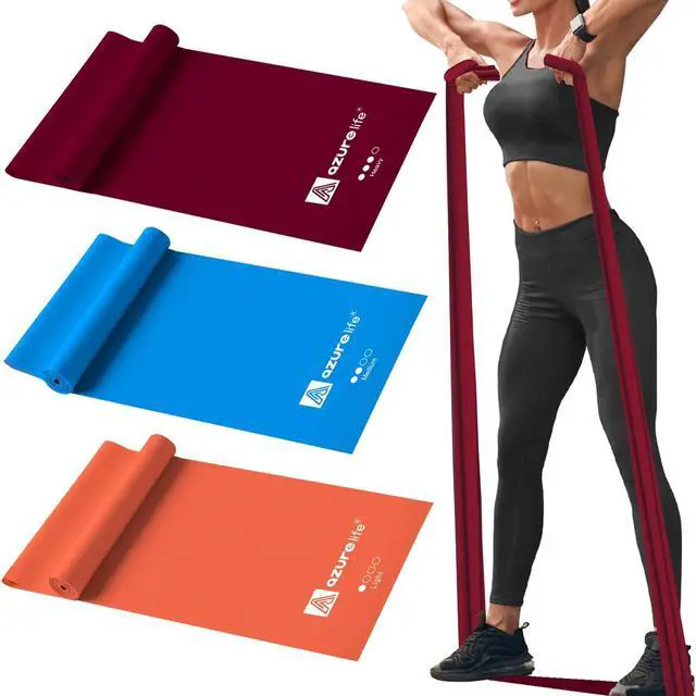Main image of Resistance Bands,Professional Long Non-Latex Elastic Stretch Bands,Exercise Bands for Physical Therapy, Yoga, Pilates, Rehab, at-Home or The Gym Workouts, Strength Training