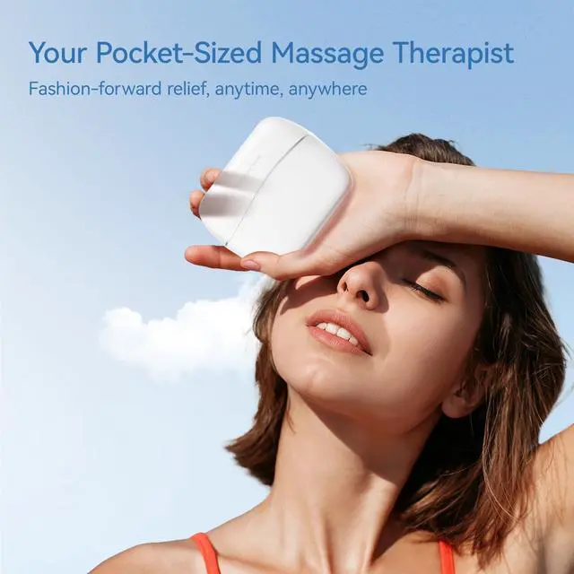 Alt view image 3 of 7 - Mini Massage Gun with All-in-One Storage Case, Pocket-Sized Small Massage Gun Deep Tissue, 0.5 lbs Portable Percussion Massager for Travel, Gym, Gift for Women Men