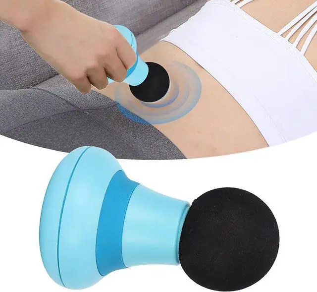 Alt view image 7 of 7 - Mini Massage Gun, Portable Mini Massager USB Charging Electric Handheld Personal Massager with 6 Speed Vibration, Deep Tissue Muscle Massager Fascia Gun for Relaxation Muscles Relief Pain (Blue)