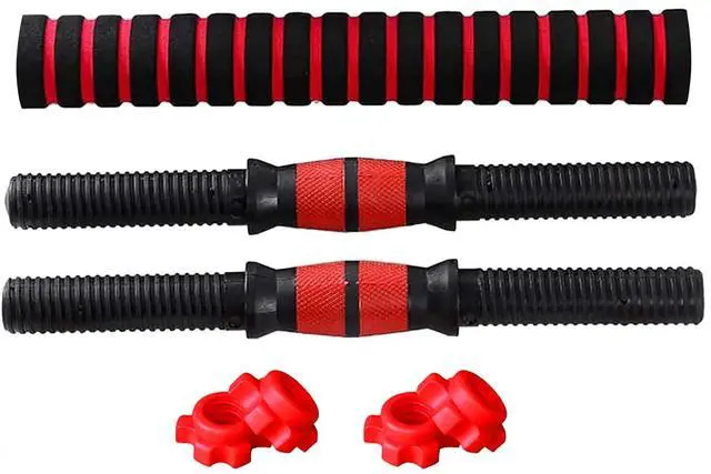 Main image of Detetap Dumbbell Bars Adjustable Dumbbell Weight Set Barbell Lifting - 2 x 15.74in Bars and 1 x 15.74in Connecting Rods for Gym Home 1