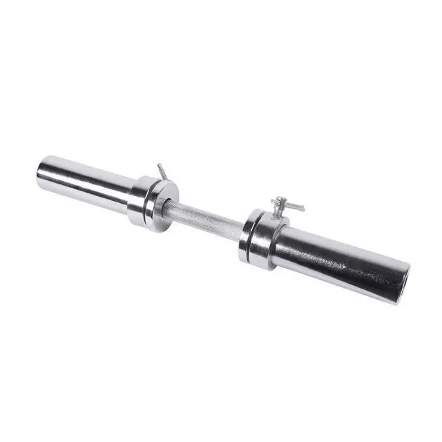 Alt view image 2 of 4 - Olympic Solid 2-Inch, Dumbbell Handle 20in (OBIS-20), Alloy Steel, Chrome