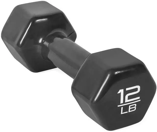 Main image of Vinyl Coated Dumbbell, 12 lb Single