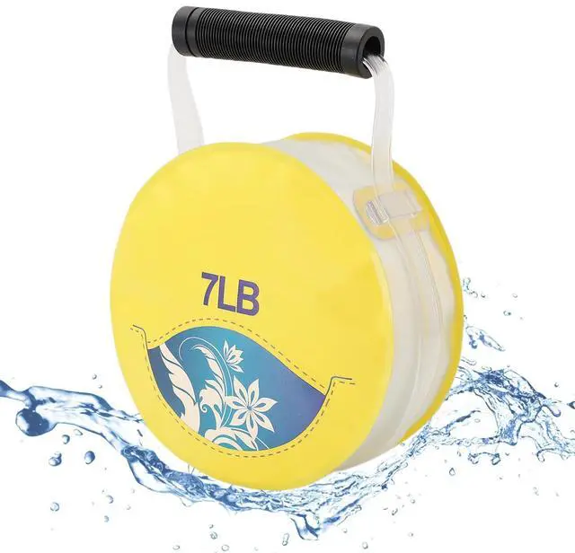 Alt view image 2 of 5 - 2-in-1 Water-Filled Dumbbell & Kettlebell for Her,7lbs Adjustable Soft Weights