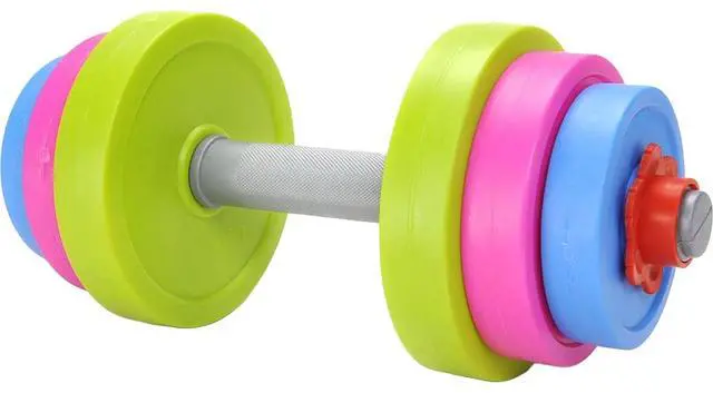 Main image of Fun and Colorful Dumbbell for Kids - Adjustable Weights - Fill Weights with Water or Sand - Beach Toys