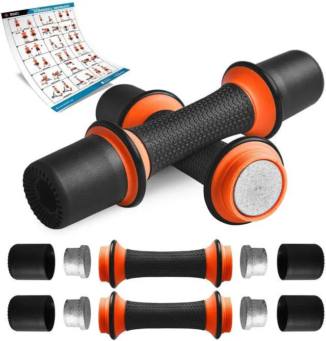 Main image of 4.41 lbs. Dumbbell Weight Set - Adjustable Weight All-in-One Versatile Dumbbells for Women, Non-Slip Neoprene Ideal for Common Movement and Multi Functional Exercise, Home Gym Training
