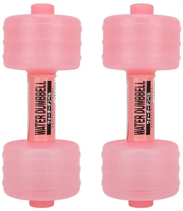 Alt view image 6 of 7 - 2Pcs Water Filled Dumbbells Weight Dumbbells Adjustable Body Shaping Gym Equipment for Home Office ()