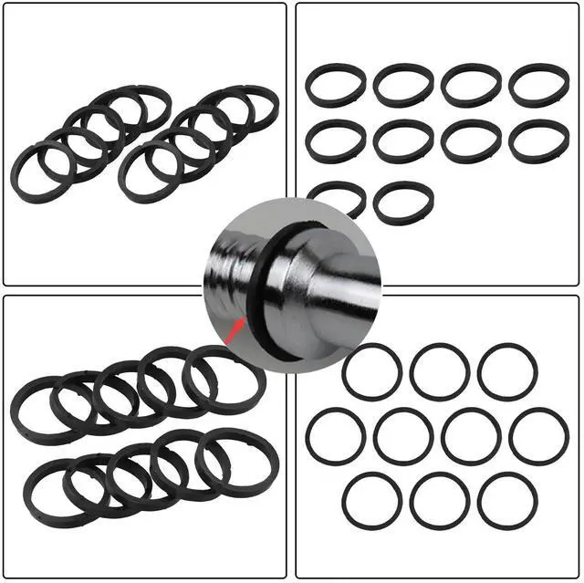 Alt view image 5 of 7 - 20 Pack Dumbbell Collars Rubber Washer Replacement 25mm x 35mm x 3mm 1" Flat O-Rings Non Spinning Stoppers for Barbell 25mm Spin-Lock Screw Nut Dumbbell Handles Adjustable Dumbbells Bar