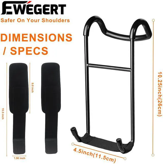 Alt view image 4 of 7 - Dumbbell Spotter Hooks Hanger, 250 lbs Load Capacity Heavy Power Dumbbells Rack Attachments for Dumbbell Bench Press with Wrist Straps, Pairs