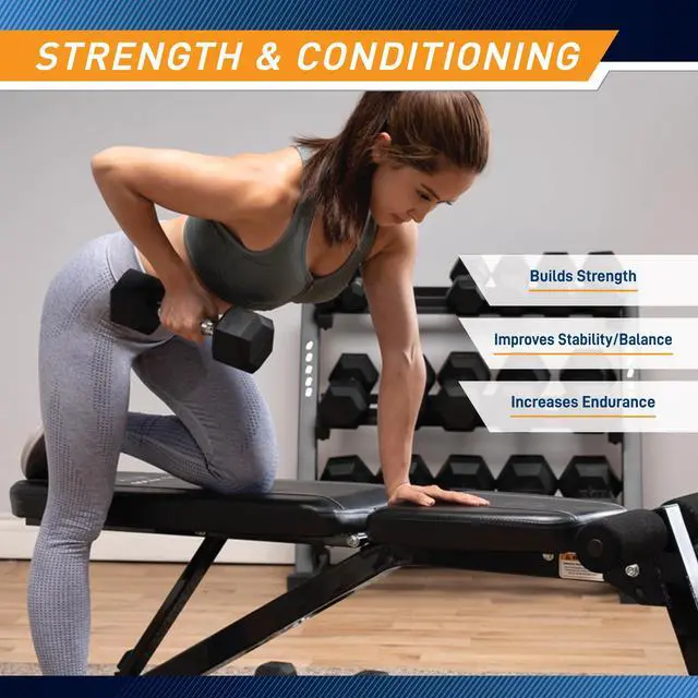 Alt view image 5 of 5 - Classic Rubber Hex Dumbbell with Knurled Grip for Strength Training and Bodybuilding 12-lbs Single Dumbbell IBRH-012