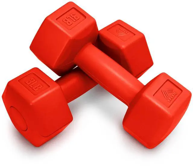 Main image of 6LB Pair Hex Dumbbell Set, 3LB Each, Durable Weights with Easy-Grip Coating, Hex Design to Prevent Rolling, Compact and Portable Workout Set for Strength Training, Cardio, and Upper Body Workouts