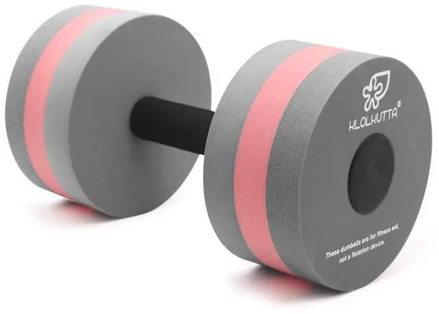 Alt view image 2 of 7 - Aquatic Dumbells, 2PCS Water Aerobic Exercise Foam Dumbbell Pool Resistance,Water Aqua Fitness Barbells Hand Bar Exercises Equipment for Weight Loss Grey