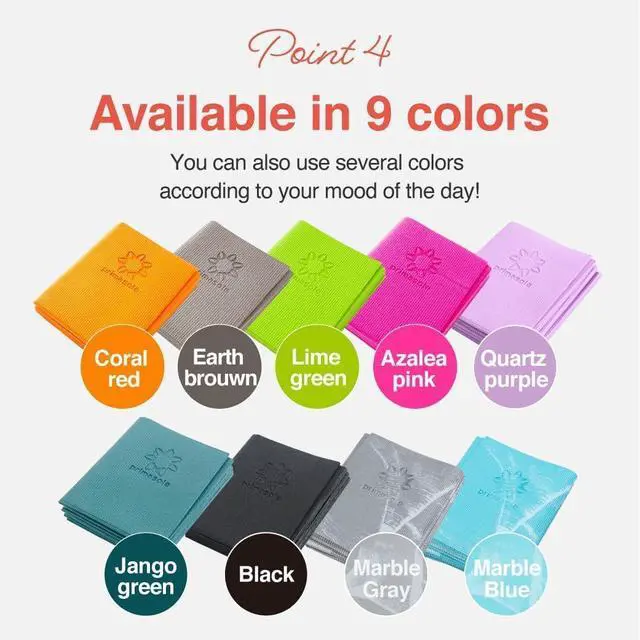 Alt view image 5 of 7 - 4mm Thick Yoga Mat - Foldable Pilates Mat for Travel, Easy to Carry to Class, Beach & Park - Tear-Resistant, Lightweight for Picnics - Forest Green