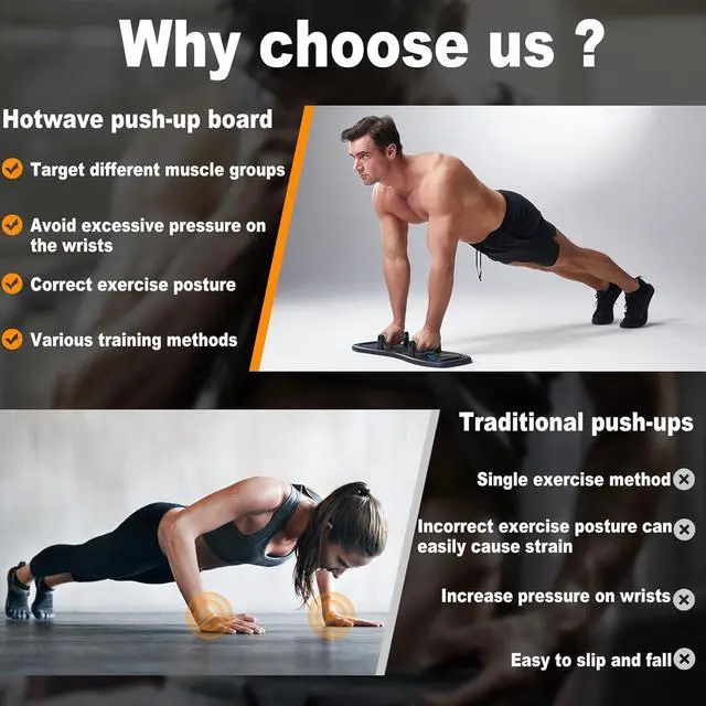 Alt view image 2 of 7 - Push Up Board, Portable Pushup Board for Men, Foldable Push-up Board, Multifunctional Push Up Board-20 in 1 at Home Gym, Pushup Handles for Chest Muscle Exercise Strength Training Equipment