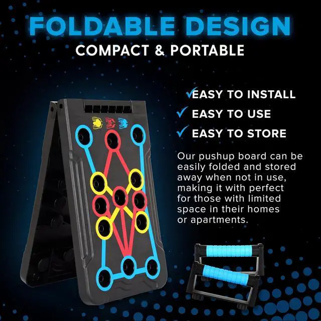 Alt view image 4 of 7 - Solid Push-Up Board 15-in-1 Home Workout Equipment Multi-Functional Push Up bar Stand System for Chest, Arms, Strength Training, Muscle Building, Fat Burning Professional Fitness