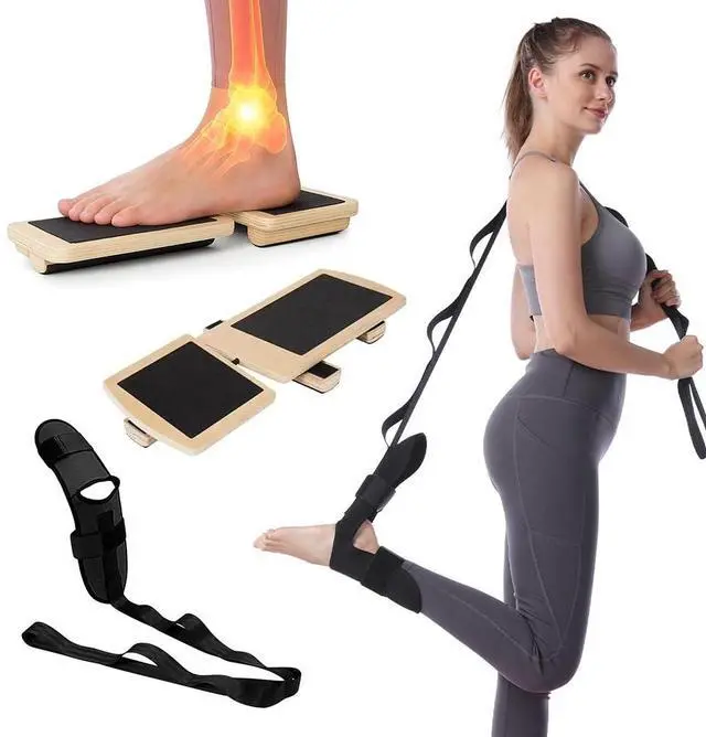 Main image of Ankle Balance Board for Stability & Strength Training Single Leg Balance Board Wobble Board Balance Trainer for Ankle Strengthener, Axis Board for Home Gym, Rehab & Athletic Training