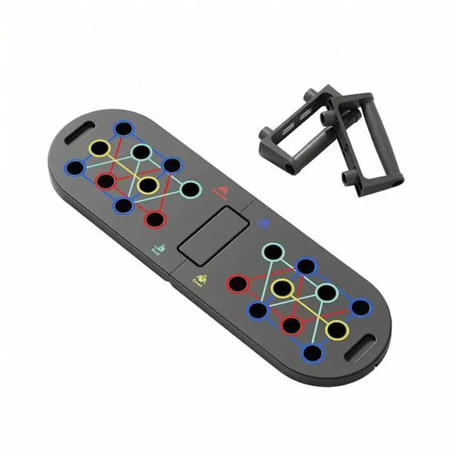 Main image of Push Up Board, BESUNTEK Multi-Functional Foldable Push Up Bars, Portable Floor Home Gym Equipment for Chest Shoulder Arm Abs and Full Body Workout(Basic Model)