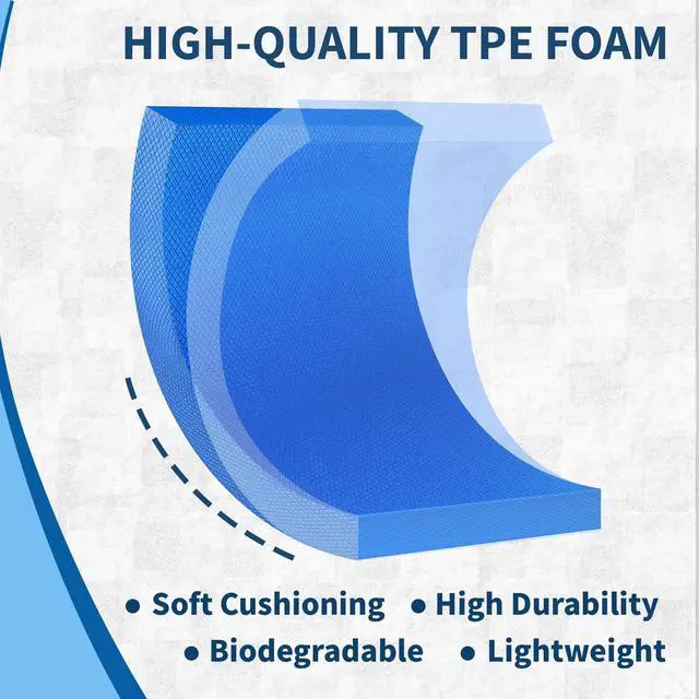 Alt view image 4 of 7 - Professional Foam Balance Pad 15.8 x 13.2 x 2 inch, Large Balance Pads for Physical Therapy, Foam Balance Board for Rehabilitation Stability Workout Knee and Ankle Exercise Strength Training