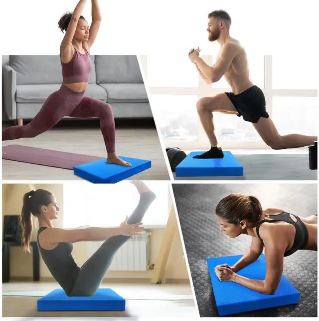 Alt view image 6 of 7 - Professional Foam Balance Pad 15.8 x 13.2 x 2 inch, Large Balance Pads for Physical Therapy, Foam Balance Board for Rehabilitation Stability Workout Knee and Ankle Exercise Strength Training