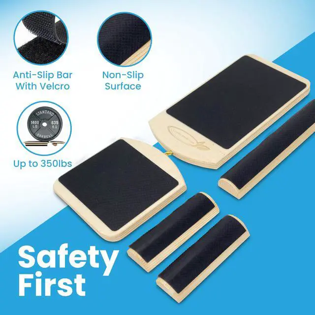 Alt view image 6 of 6 - Single Leg Balance Board - Ankle & Foot Exerciser Strengthener, Physical Therapy for Sprained Ankles, Foot Stretcher for Plantar Fasciitis