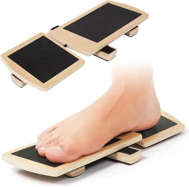 Main image of Ankle Balance Board, Foot Trainer, Ankle Strengthener Set, Single Foot Balancing Board, Posture Corrector, Foot Strengthening Trainer for Sprained Ankle Valgus