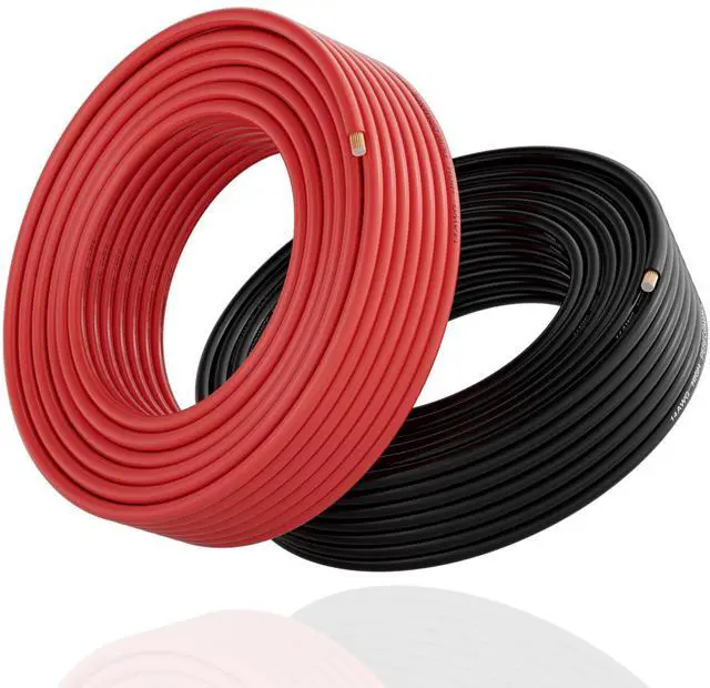 Main image of 14 Gauge Wire (2-Pack Red/Black Each 35 FT), 14AWG CCA, Low Voltage Automotive Primary Harness Wire for Battery, Car Audio, Remote Trailer, Security Alarm, Hook Up Electrical Wires for DIY DC
