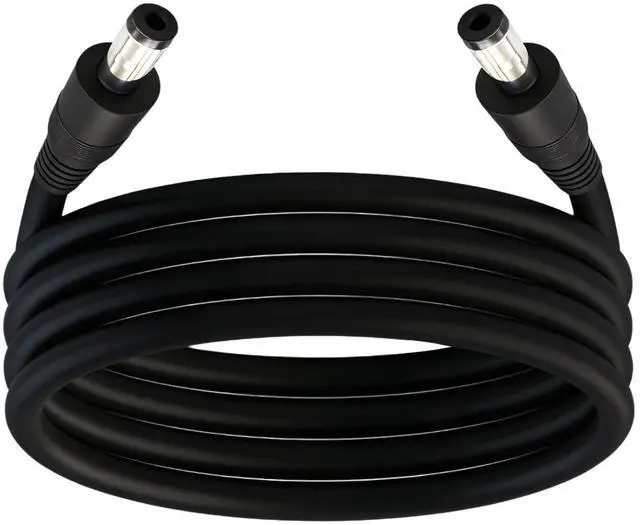 Main image of 9.8FT 14AWG 5521mm Male-to-Male Connector, 12V/24V/36V DC Extension Cable(Black), Suitable for LED Strip, CCTV Camera, Car Cooler, Solar Panel 1PCS