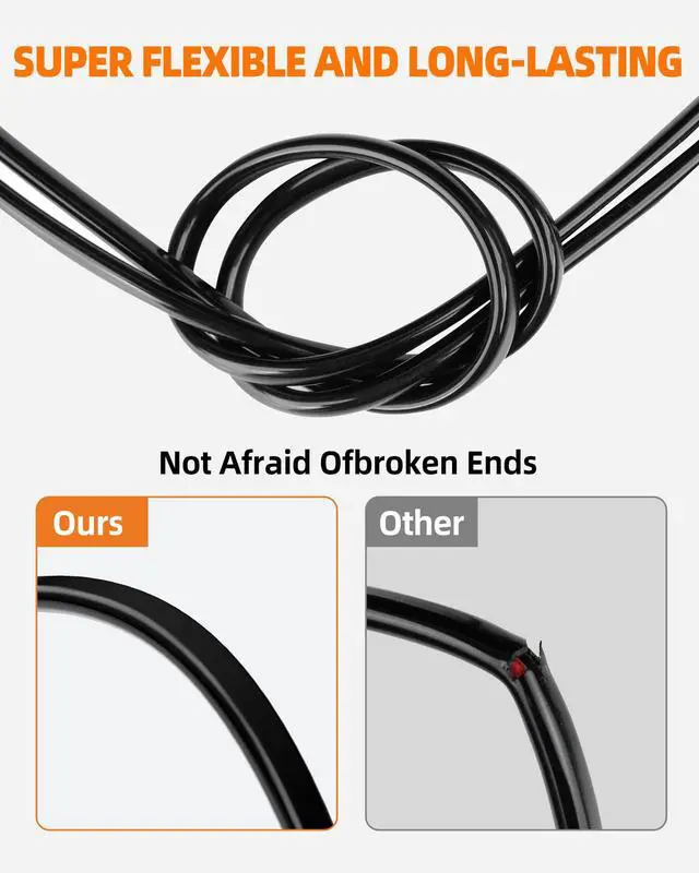 Alt view image 4 of 7 - 16 Gauge Wire, 16 AWG 2 Conductor Electrical Wire, Flexible/Oxygen-Free Tinned Copper/Stranded PVC 16/2 Cord for Automotive, Marine, LED Strips, Solar, RV, Lighting (30FT)