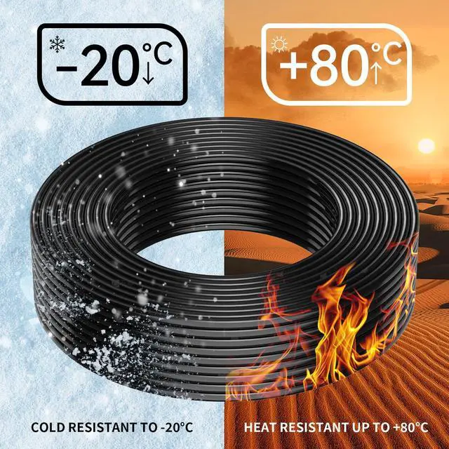 Alt view image 5 of 6 - 20 Gauge 2 Conductors 30FT Electrical Wire, Flexible Low Voltage PVC Copper Clad Aluminum Extension Cord for Car Speaker Wire, Car Lighting, LED Wire, Outdoor Lighting, Residential Wiring, 12V/24V DC