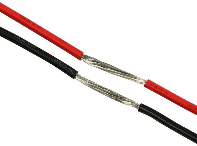 Alt view image 3 of 7 - 14 Gauge Silicone Wire 10 ft red and 10 ft Black Flexible 14 AWG Stranded Tinned Copper Wire