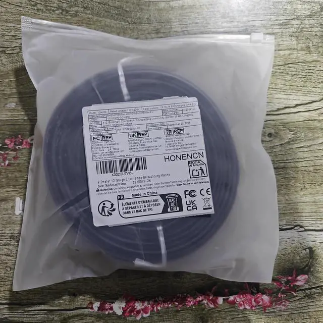 Alt view image 7 of 7 - 12 Gauge Wire 2 Conductor Electrical Wire, 12 AWG 3.3mm² Wire PVC Cord, 12V/24V DC Low Voltage/Copper-clad Aluminum(CCA)/Flexible/2 Wire for Automotive Wire LED Strips Lamp Lighting Marine(9.2M/30FT)