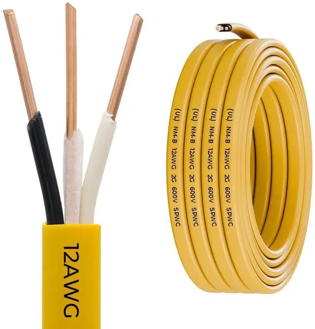 Main image of Solid Copper Indoor NM-B 12/2 Wire with Ground 15 Feet