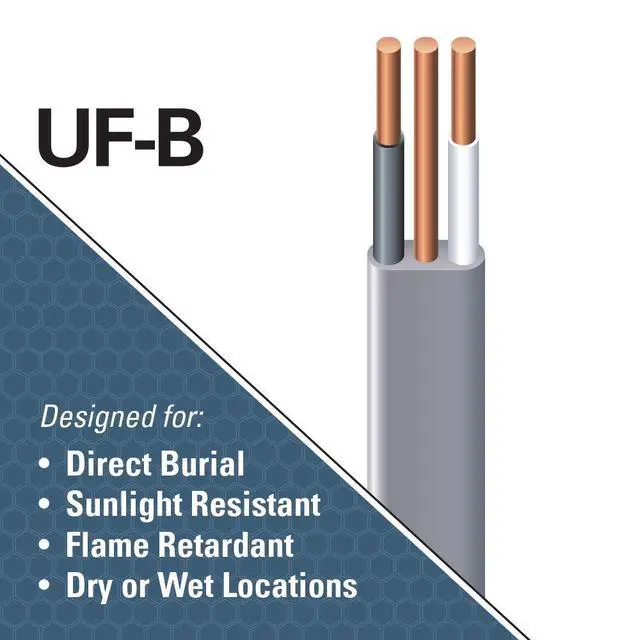 Alt view image 2 of 4 - 13054226 14/2 UF W/G Hundred' Wire, Gray, Hundred Ft