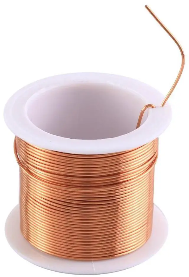 Alt view image 2 of 7 - 0.9mm 10m Enamelled Copper Wire, Magnet Wire for Transformers, Generators, Motors, Coils, Inductance Wires, Maintenance (Copper, 3000V-5000V, 10m Length, Random Scroll Color)