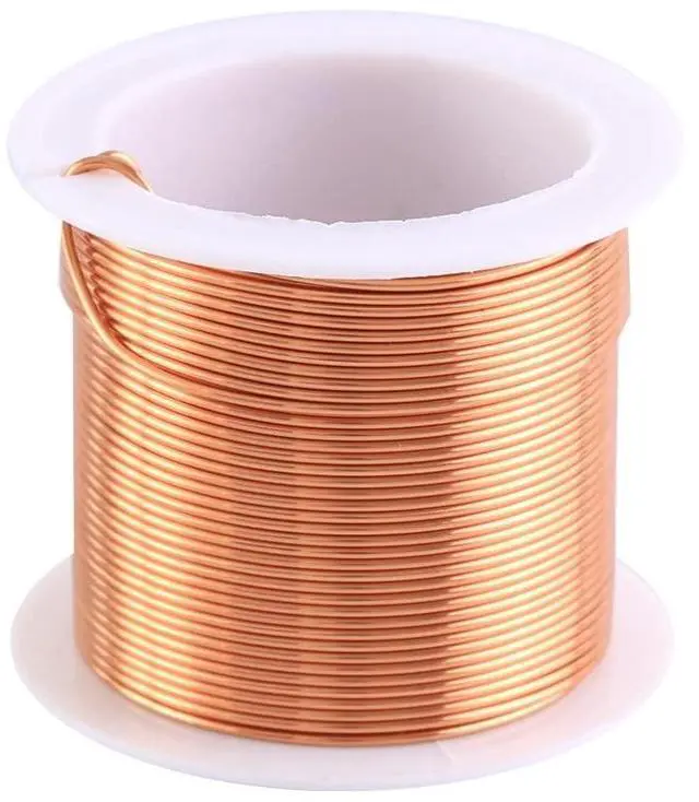 Alt view image 5 of 7 - 0.9mm 10m Enamelled Copper Wire, Magnet Wire for Transformers, Generators, Motors, Coils, Inductance Wires, Maintenance (Copper, 3000V-5000V, 10m Length, Random Scroll Color)