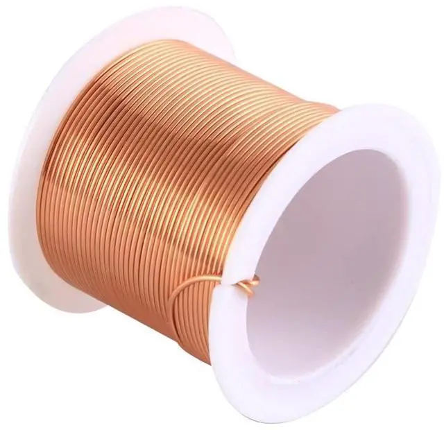 Alt view image 6 of 7 - 0.9mm 10m Enamelled Copper Wire, Magnet Wire for Transformers, Generators, Motors, Coils, Inductance Wires, Maintenance (Copper, 3000V-5000V, 10m Length, Random Scroll Color)