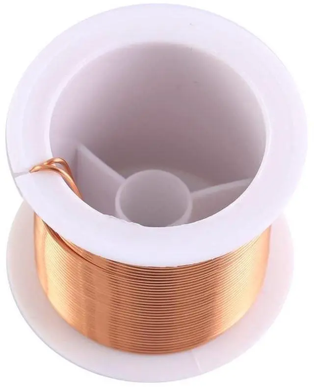 Alt view image 7 of 7 - 0.9mm 10m Enamelled Copper Wire, Magnet Wire for Transformers, Generators, Motors, Coils, Inductance Wires, Maintenance (Copper, 3000V-5000V, 10m Length, Random Scroll Color)