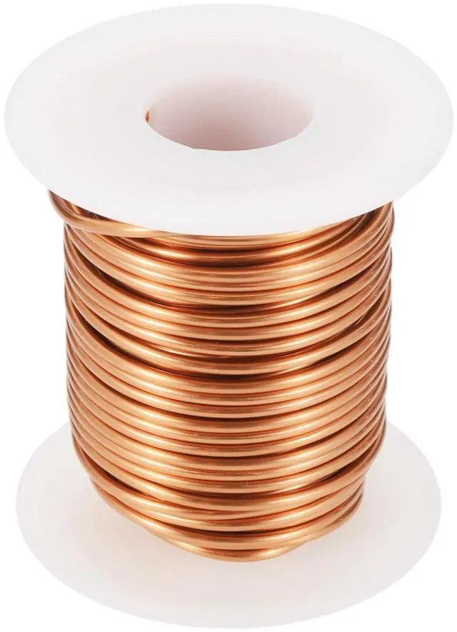 Main image of 14 AWG Magnet Wire, 14 Gauge Enameled Copper Wires 8 oz Magnetic Coil Wire for Transformer Motor Electric, F Grade 311 Fahrenheit (155 Celsius), Copper Color