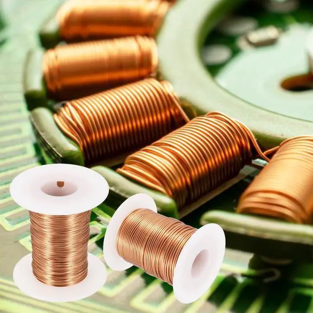 Alt view image 4 of 5 - 14 AWG Magnet Wire, 14 Gauge Enameled Copper Wires 8 oz Magnetic Coil Wire for Transformer Motor Electric, F Grade 311 Fahrenheit (155 Celsius), Copper Color